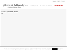 Tablet Screenshot of italian-frescos.com